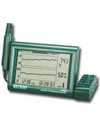 Extech RH520A-220 - Humidity and temperature chart recorder